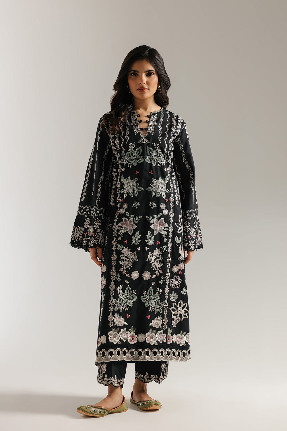Ethnic | Rozana Collection 25 | Embroidered Dress 20A - by Libasekhas UK - Registered Vendor of : Ethnic - 100% Original Designer Dress