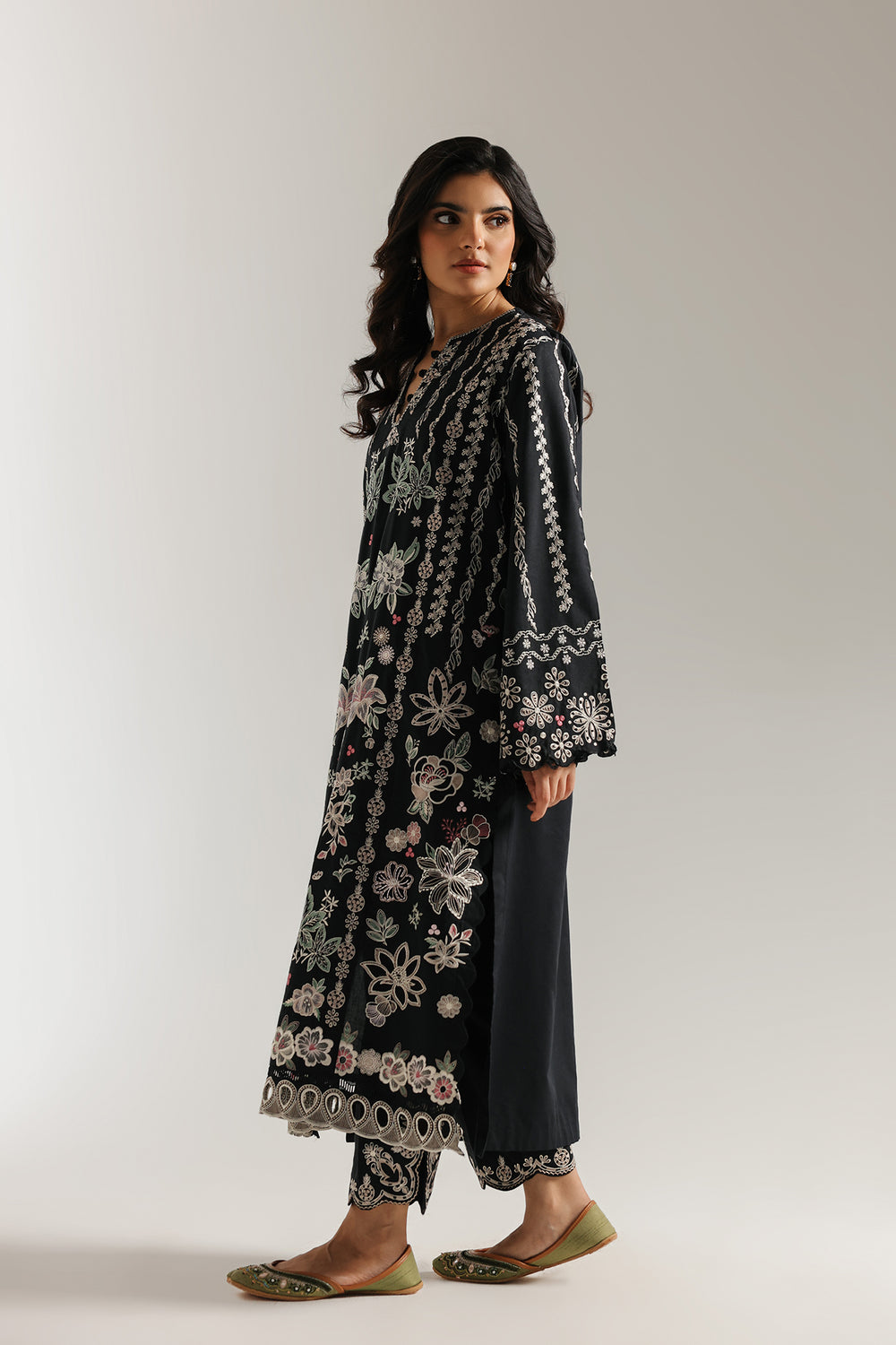 Ethnic | Rozana Collection 25 | Embroidered Dress 20A - by Libasekhas UK - Registered Vendor of : Ethnic - 100% Original Designer Dress