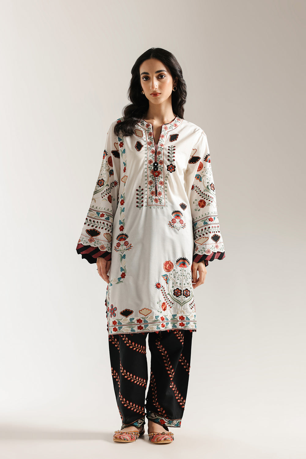 Ethnic | Rozana Collection 25 | Embroidered Dress 19A - by Libasekhas UK - Registered Vendor of : Ethnic - 100% Original Designer Dress