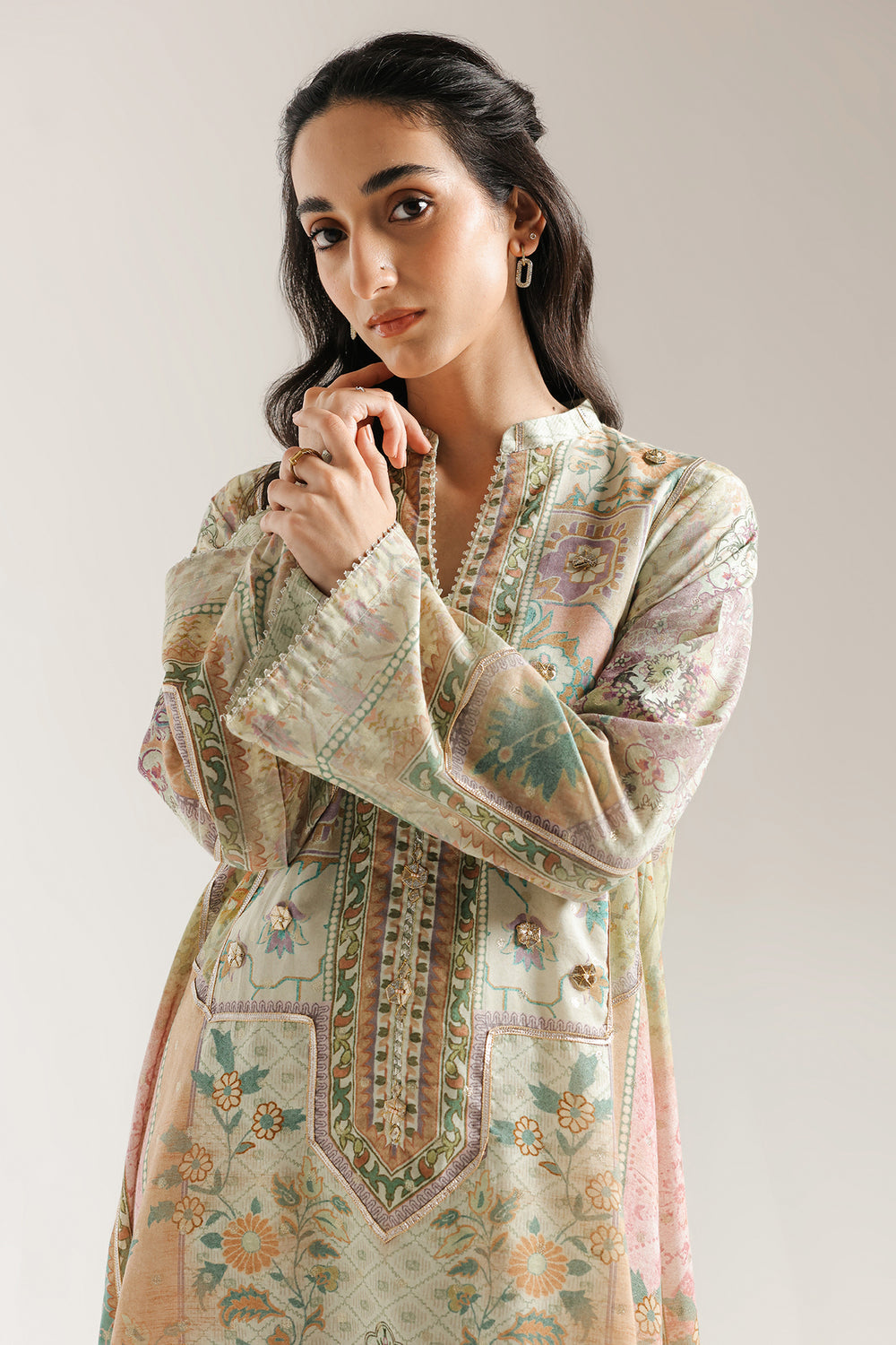 Ethnic | Rozana Collection 25 | Embroidered Dress 14A - by Libasekhas UK - Registered Vendor of : Ethnic - 100% Original Designer Dress