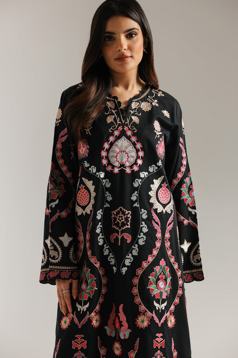 Ethnic | Rozana Collection 25 | Embroidered Dress 25A - by Libasekhas UK - Registered Vendor of : Ethnic - 100% Original Designer Dress