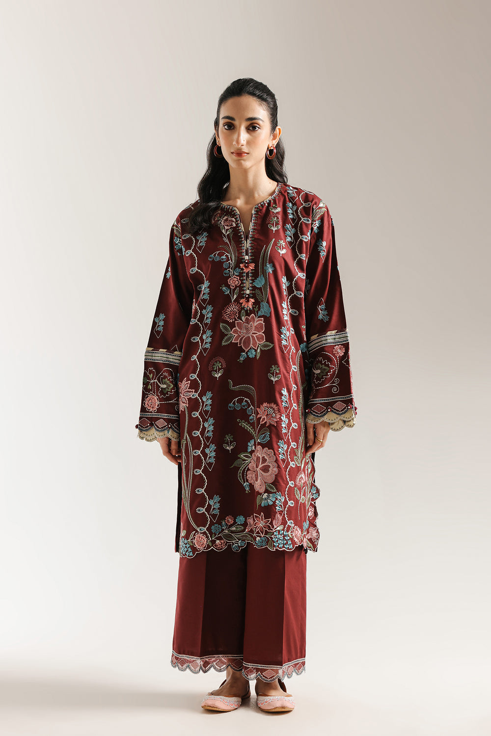 Ethnic | Rozana Collection 25 | Embroidered Dress 11A - by Libasekhas UK - Registered Vendor of : Ethnic - 100% Original Designer Dress