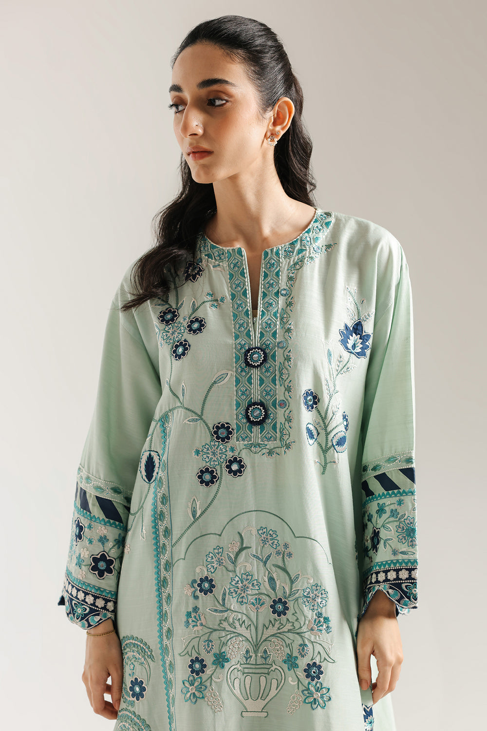 Ethnic | Rozana Collection 25 | Embroidered Dress 24A - by Libasekhas UK - Registered Vendor of : Ethnic - 100% Original Designer Dress