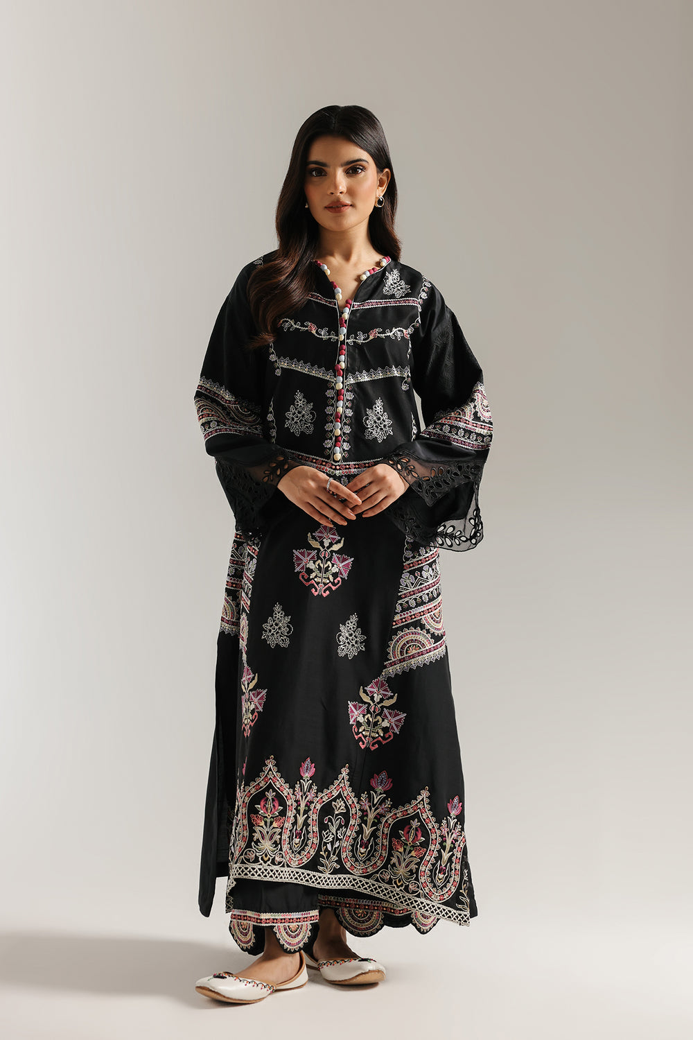Ethnic | Rozana Collection 25 | Embroidered Dress 18A - by Libasekhas UK - Registered Vendor of : Ethnic - 100% Original Designer Dress