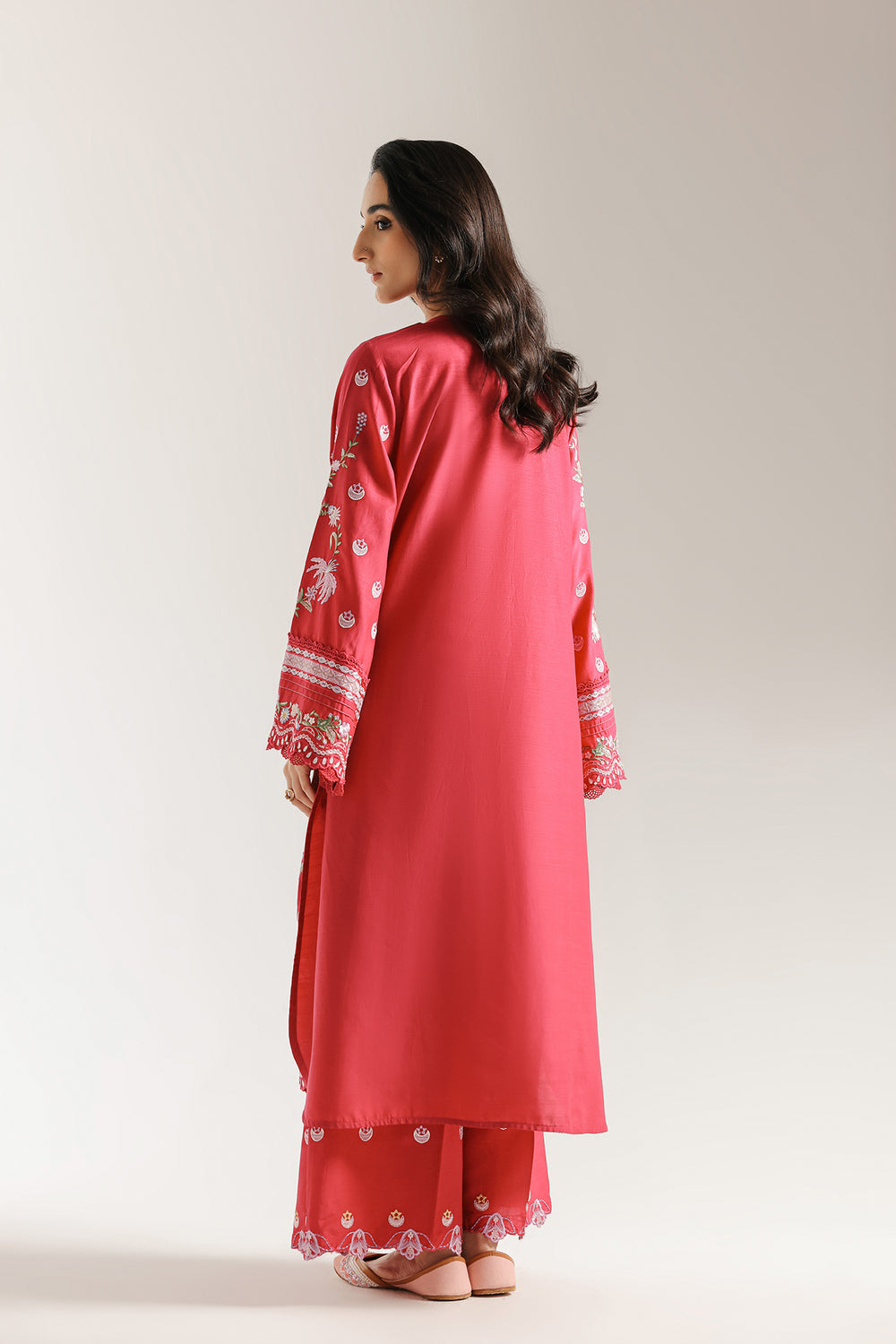 open lace back dress Ethnic | Rozana Collection 25