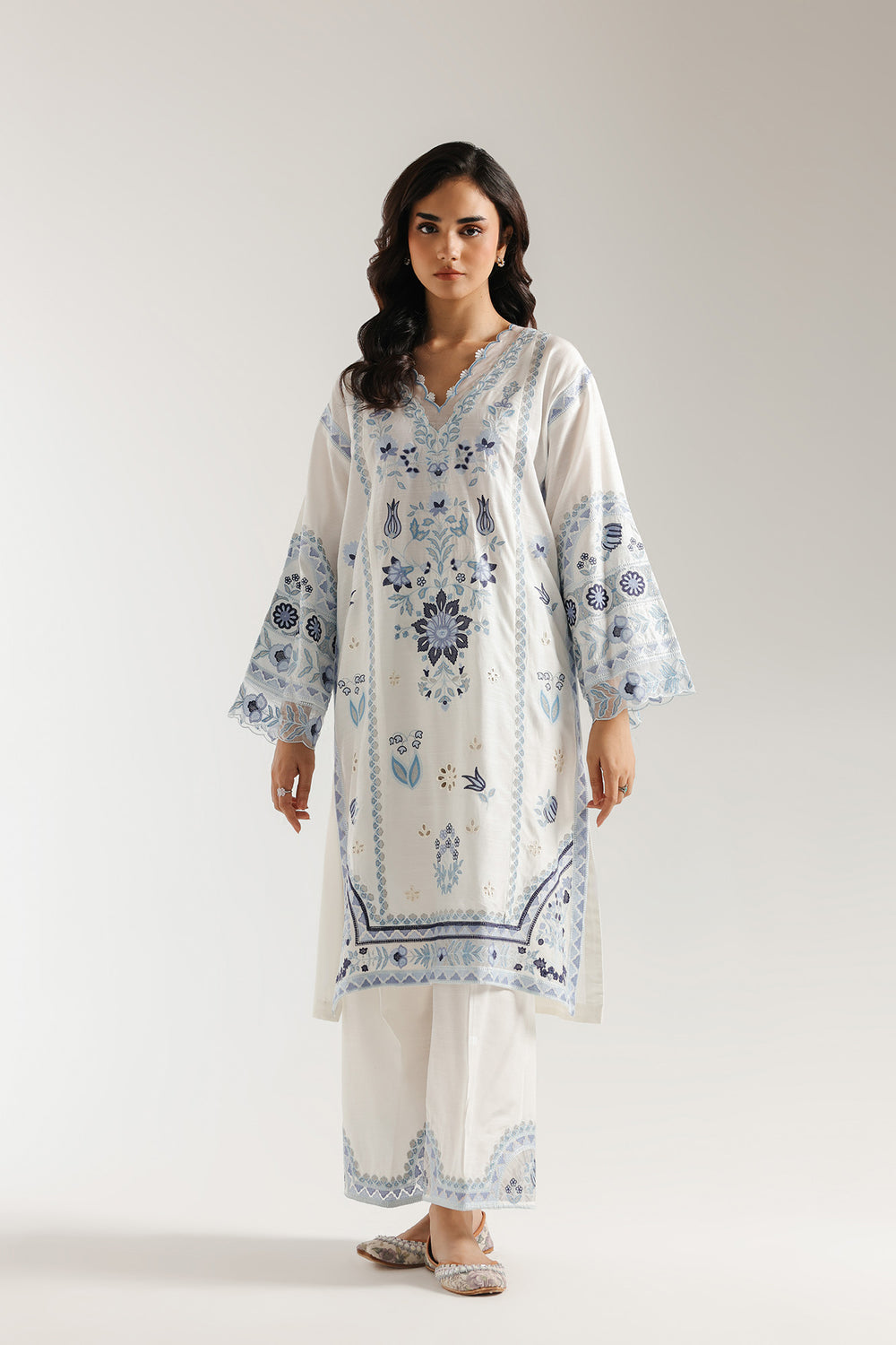 Ethnic | Rozana Collection 25 | Embroidered Dress 17A - by Libasekhas UK - Registered Vendor of : Ethnic - 100% Original Designer Dress