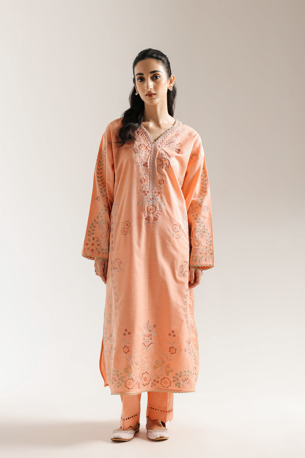 Ethnic | Rozana Collection 25 | Embroidered Dress 06A - by Libasekhas UK - Registered Vendor of : Ethnic - 100% Original Designer Dress