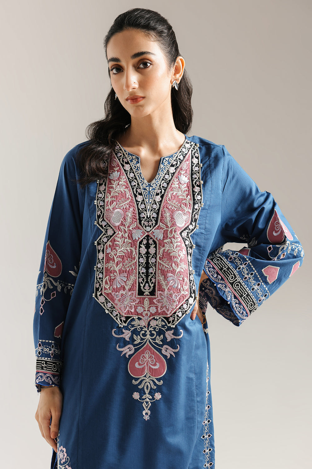 Ethnic | Rozana Collection 25 | Embroidered Dress 03A - by Libasekhas UK - Registered Vendor of : Ethnic - 100% Original Designer Dress