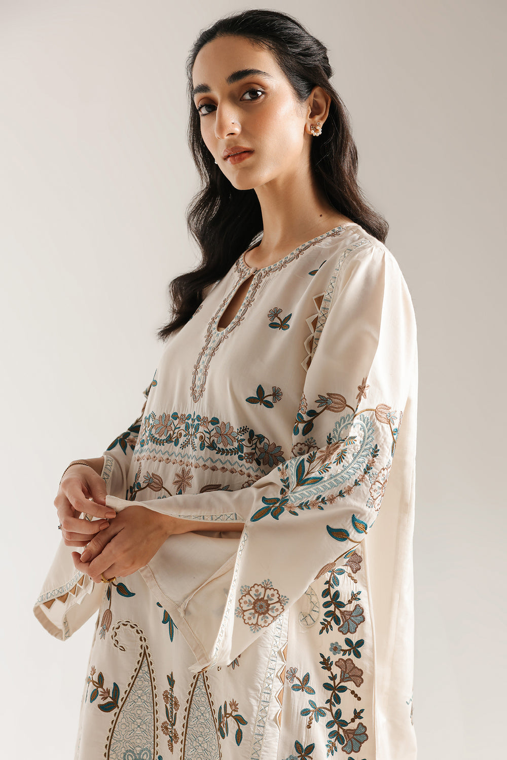 sachin and babi light blue dress MEXICANA Elastic Waist Dresses main image 0