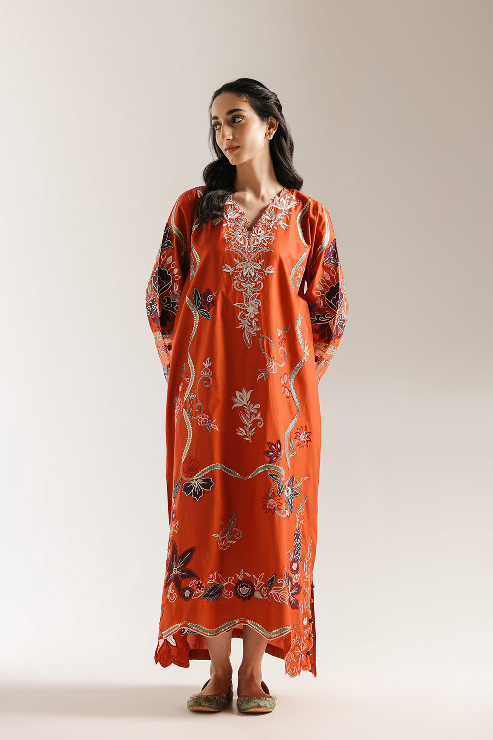 Ethnic | Rozana Collection 25 | Embroidered Dress 01A - by Libasekhas UK - Registered Vendor of : Ethnic - 100% Original Designer Dress