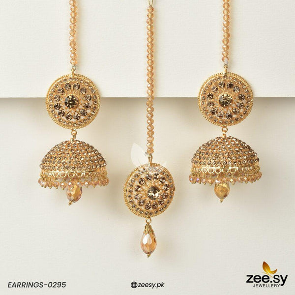Earrings-0295 - by - Libasekhas UK - Registered Vendor of : Zeesy - 100% Original Designer Dresss
