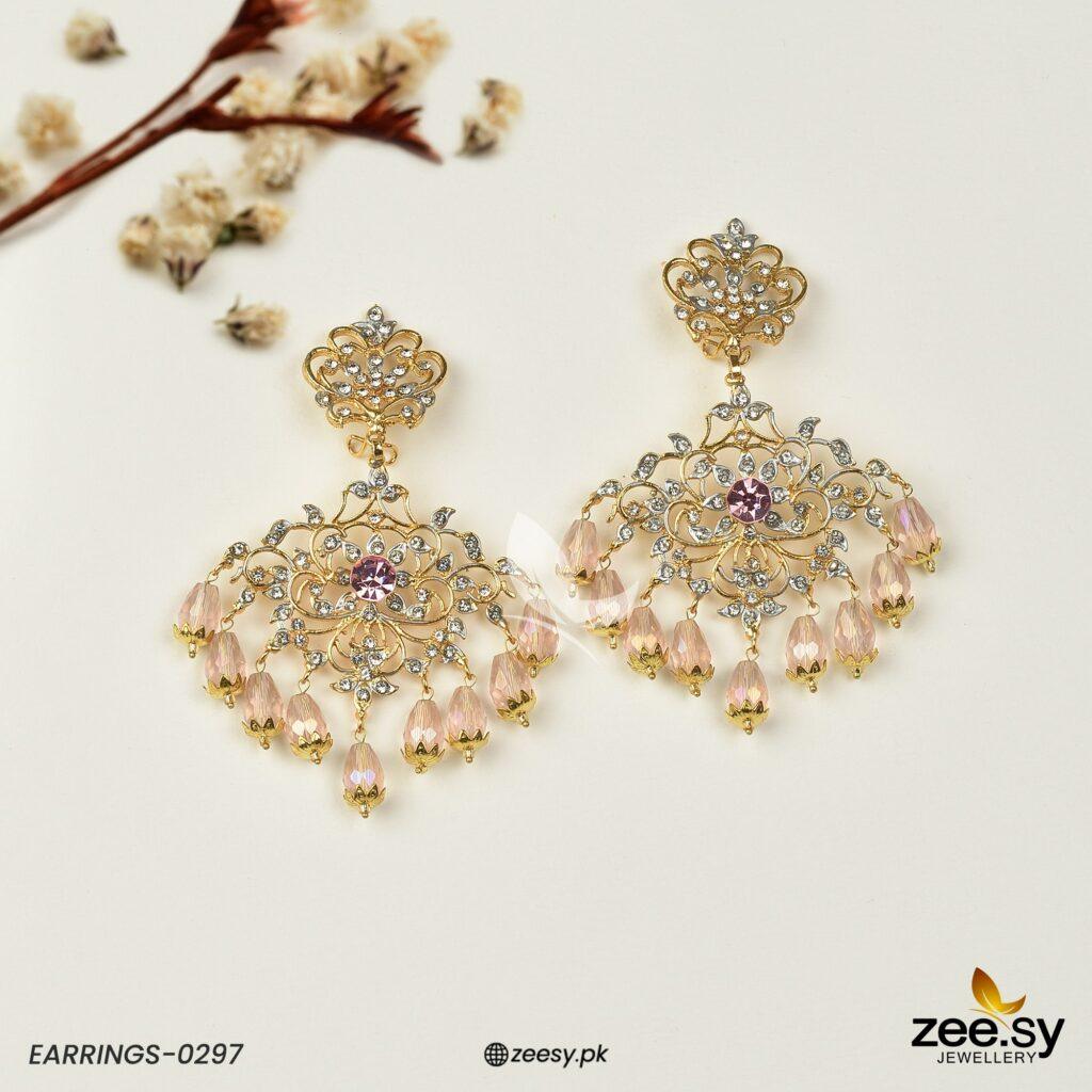 Earrings-0297 - by - Libasekhas UK - Registered Vendor of : Zeesy - 100% Original Designer Dresss