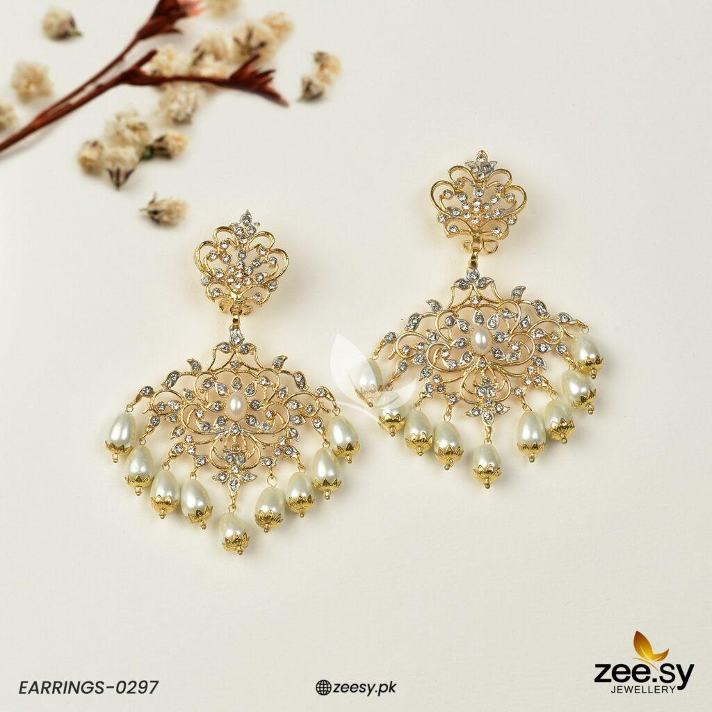 Earrings-0297 - by - Libasekhas UK - Registered Vendor of : Zeesy - 100% Original Designer Dresss