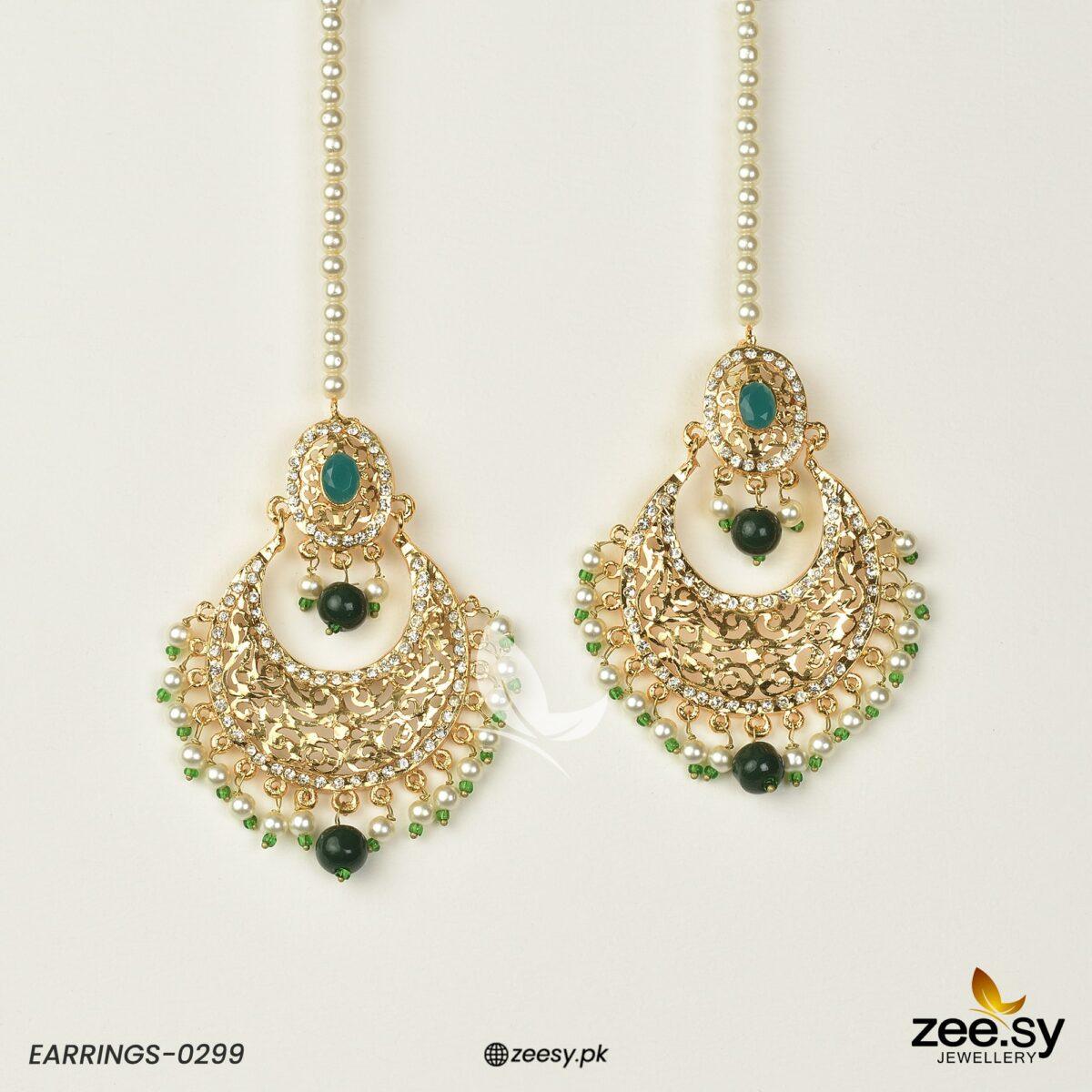 Earrings-0299 - by - Libasekhas UK - Registered Vendor of : Zeesy - 100% Original Designer Dresss