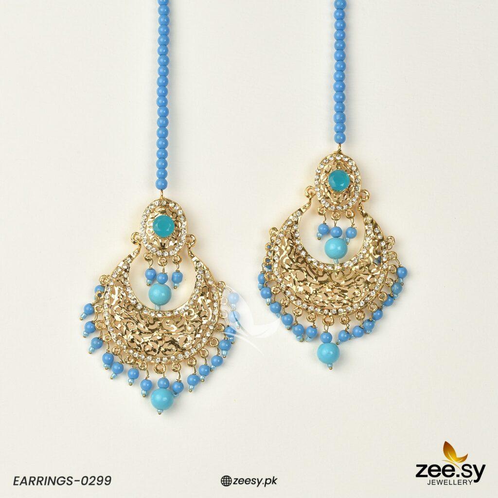 Earrings-0299 - by - Libasekhas UK - Registered Vendor of : Zeesy - 100% Original Designer Dresss