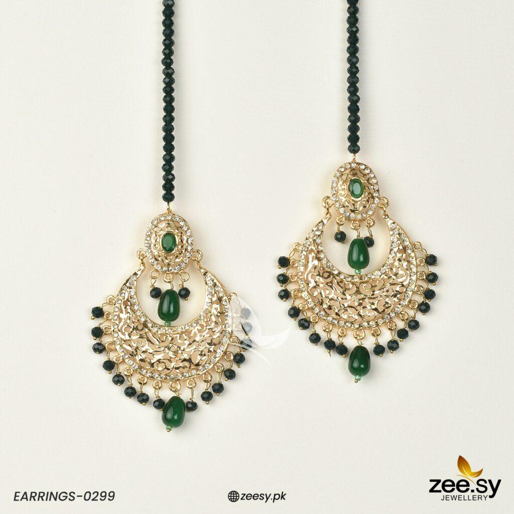 Earrings-0299 - by - Libasekhas UK - Registered Vendor of : Zeesy - 100% Original Designer Dresss