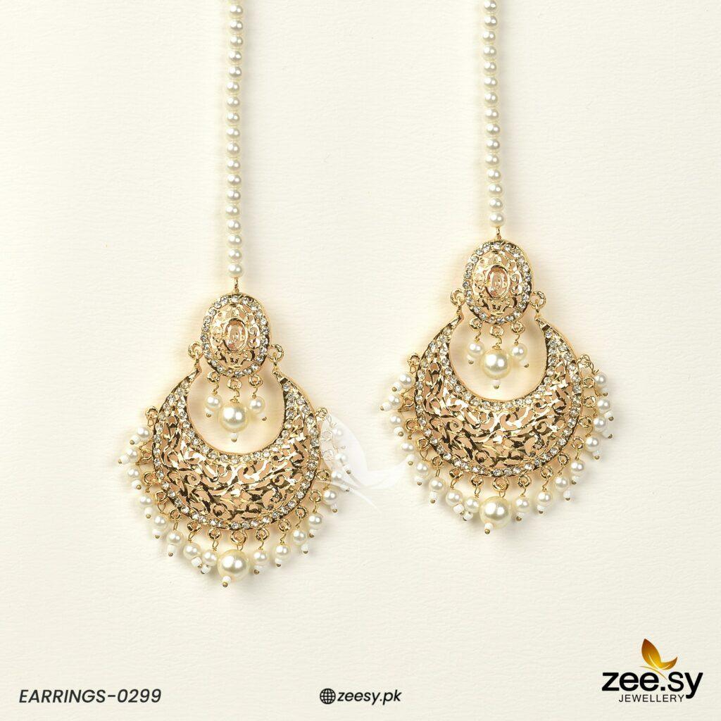 Earrings-0299 - by - Libasekhas UK - Registered Vendor of : Zeesy - 100% Original Designer Dresss