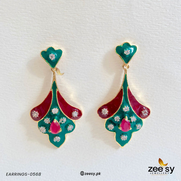 Earrings-0568 - by - Libasekhas UK - Registered Vendor of : Zeesy - 100% Original Designer Dresss