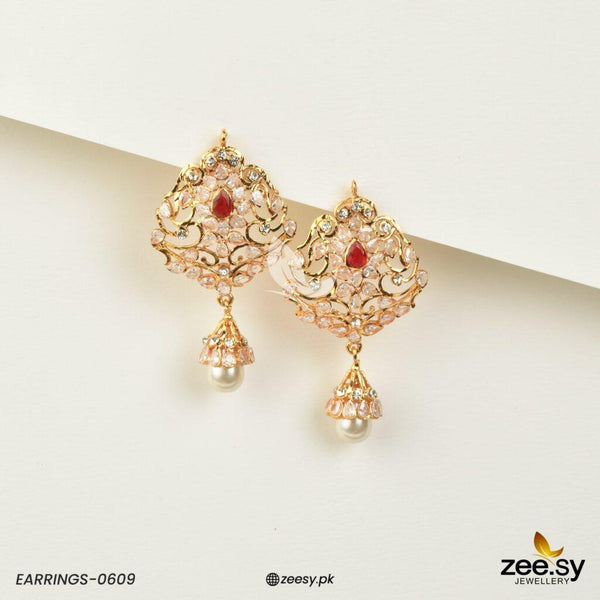 Earrings-0609 - by - Libasekhas UK - Registered Vendor of : Zeesy - 100% Original Designer Dresss