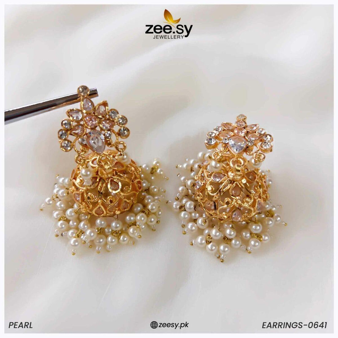 Earrings-0641 - by - Libasekhas UK - Registered Vendor of : Zeesy - 100% Original Designer Dresss