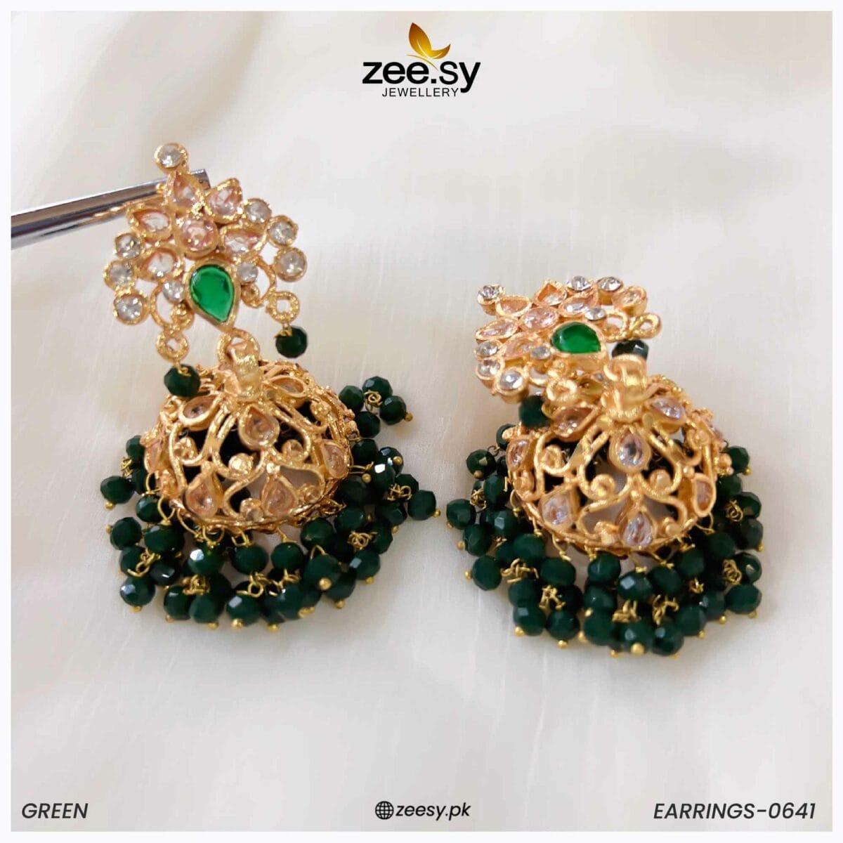 Earrings-0641 - by - Libasekhas UK - Registered Vendor of : Zeesy - 100% Original Designer Dresss