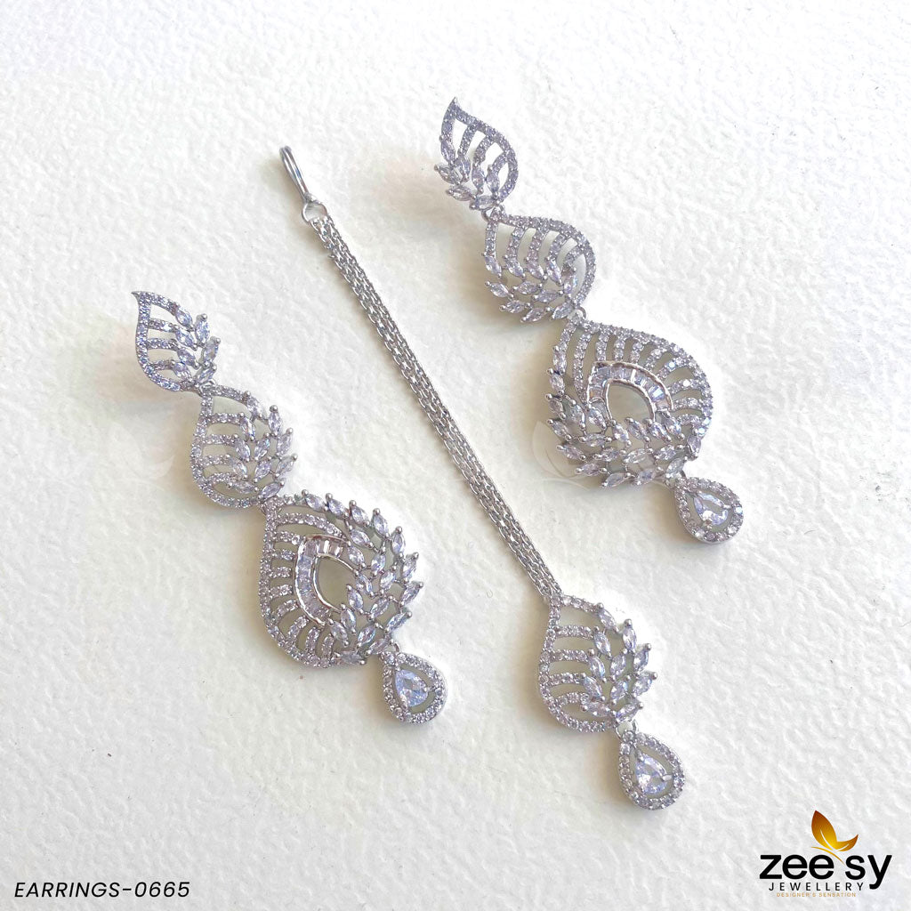 Earrings-0665 - by - Libasekhas UK - Registered Vendor of : Zeesy - 100% Original Designer Dresss