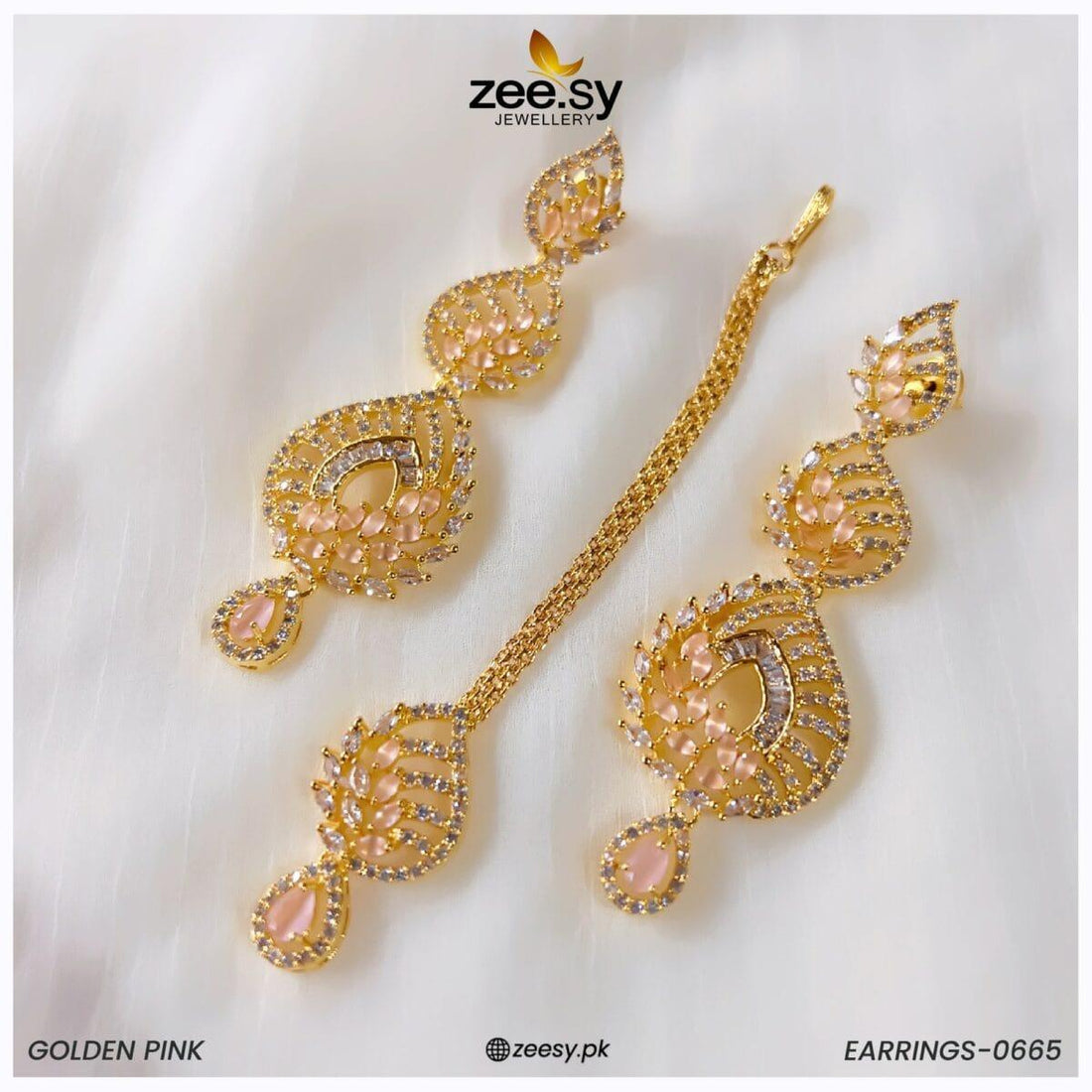 Earrings-0665 - by - Libasekhas UK - Registered Vendor of : Zeesy - 100% Original Designer Dresss