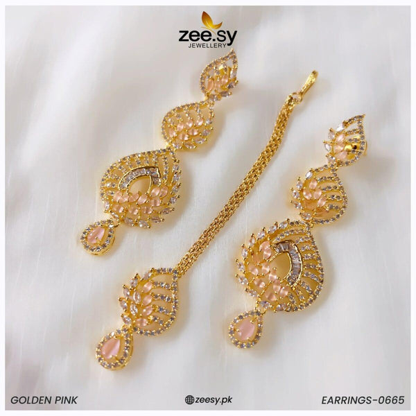 Earrings-0665 - by - Libasekhas UK - Registered Vendor of : Zeesy - 100% Original Designer Dresss
