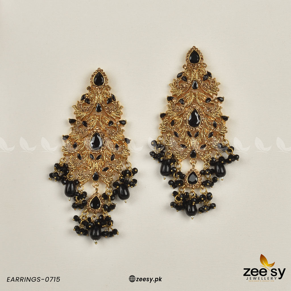 Earrings-0715 - by - Libasekhas UK - Registered Vendor of : Zeesy - 100% Original Designer Dresss