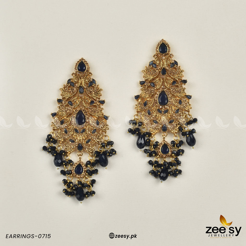 Earrings-0715 - by - Libasekhas UK - Registered Vendor of : Zeesy - 100% Original Designer Dresss