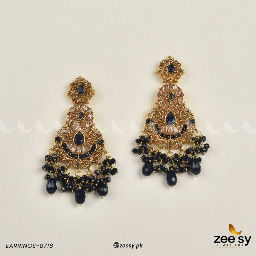 Earrings-0716 - by - Libasekhas UK - Registered Vendor of : Zeesy - 100% Original Designer Dresss