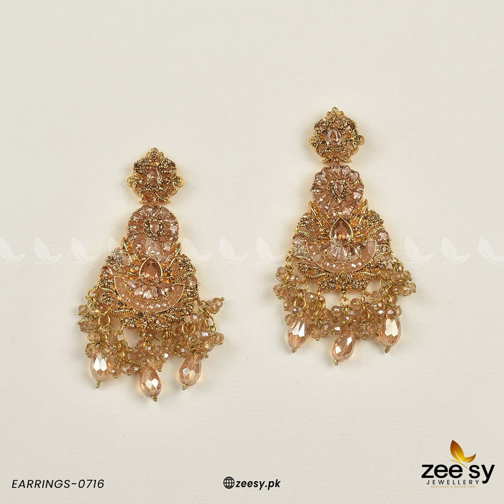 Earrings-0716 - by - Libasekhas UK - Registered Vendor of : Zeesy - 100% Original Designer Dresss
