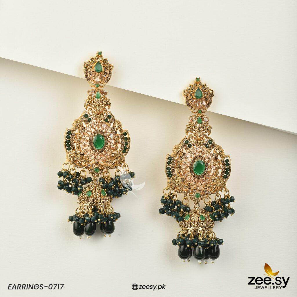 Earrings-0717 - by - Libasekhas UK - Registered Vendor of : Zeesy - 100% Original Designer Dresss