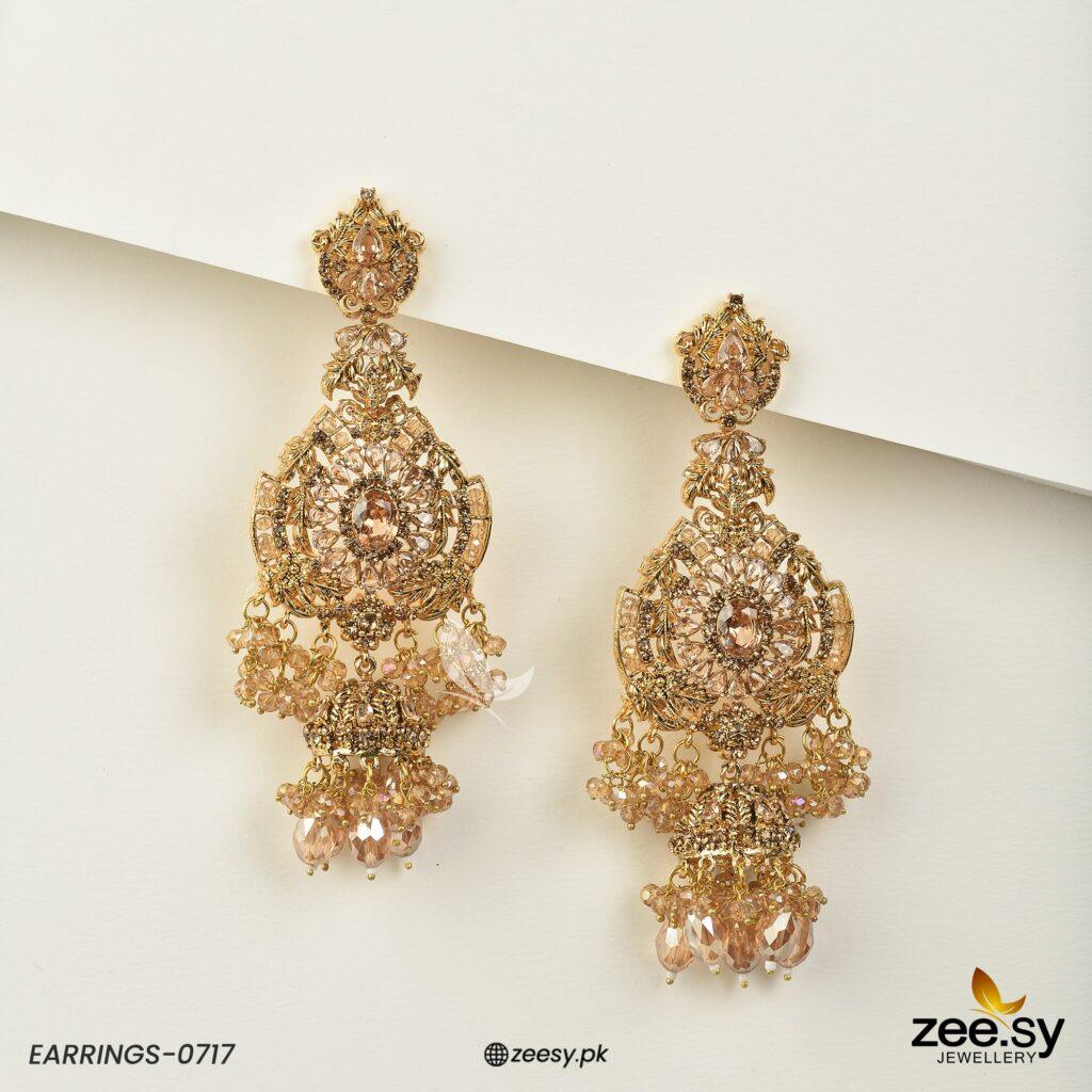 Earrings-0717 - by - Libasekhas UK - Registered Vendor of : Zeesy - 100% Original Designer Dresss