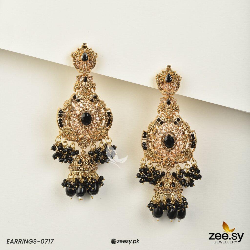 Earrings-0717 - by - Libasekhas UK - Registered Vendor of : Zeesy - 100% Original Designer Dresss