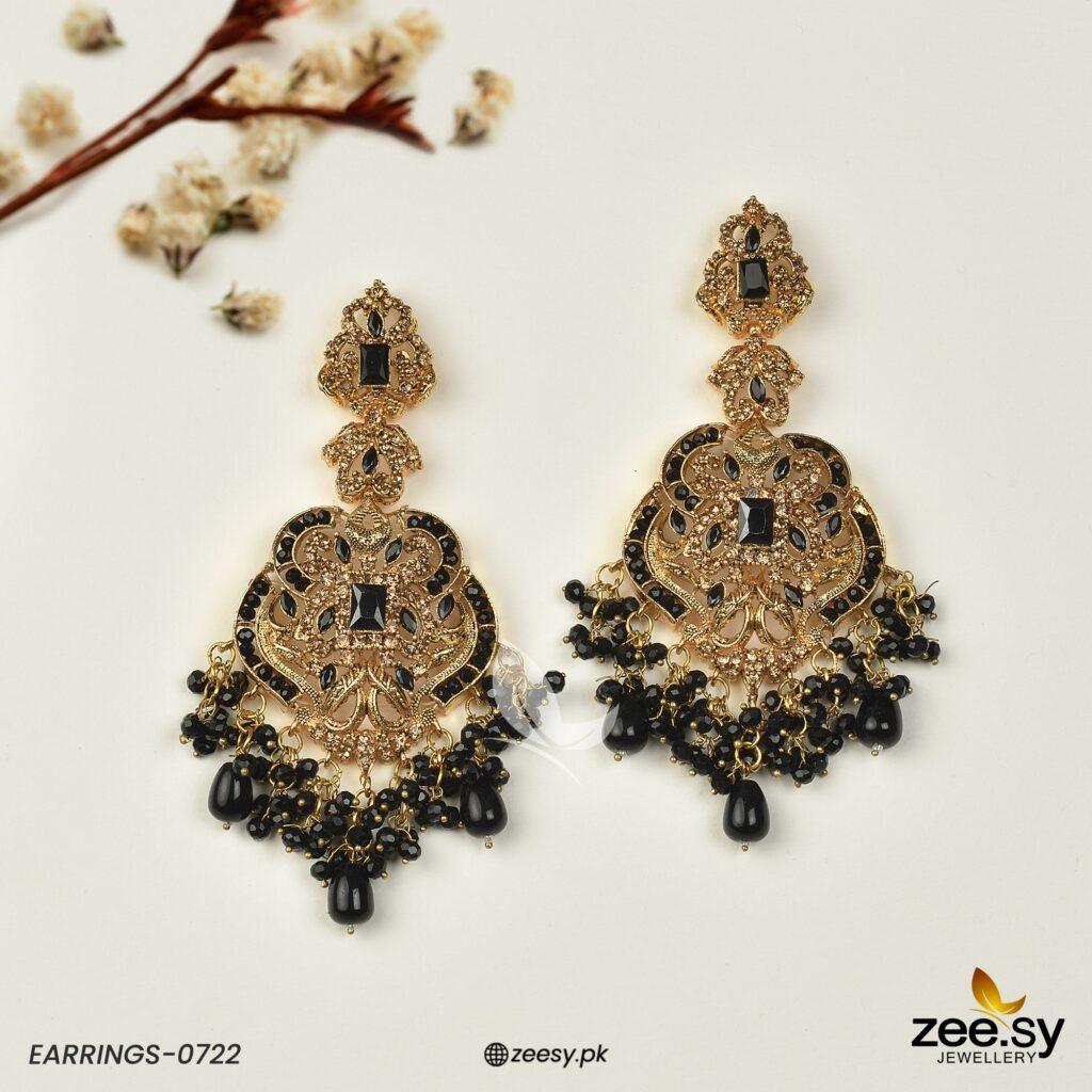Earrings-0722 - by - Libasekhas UK - Registered Vendor of : Zeesy - 100% Original Designer Dresss
