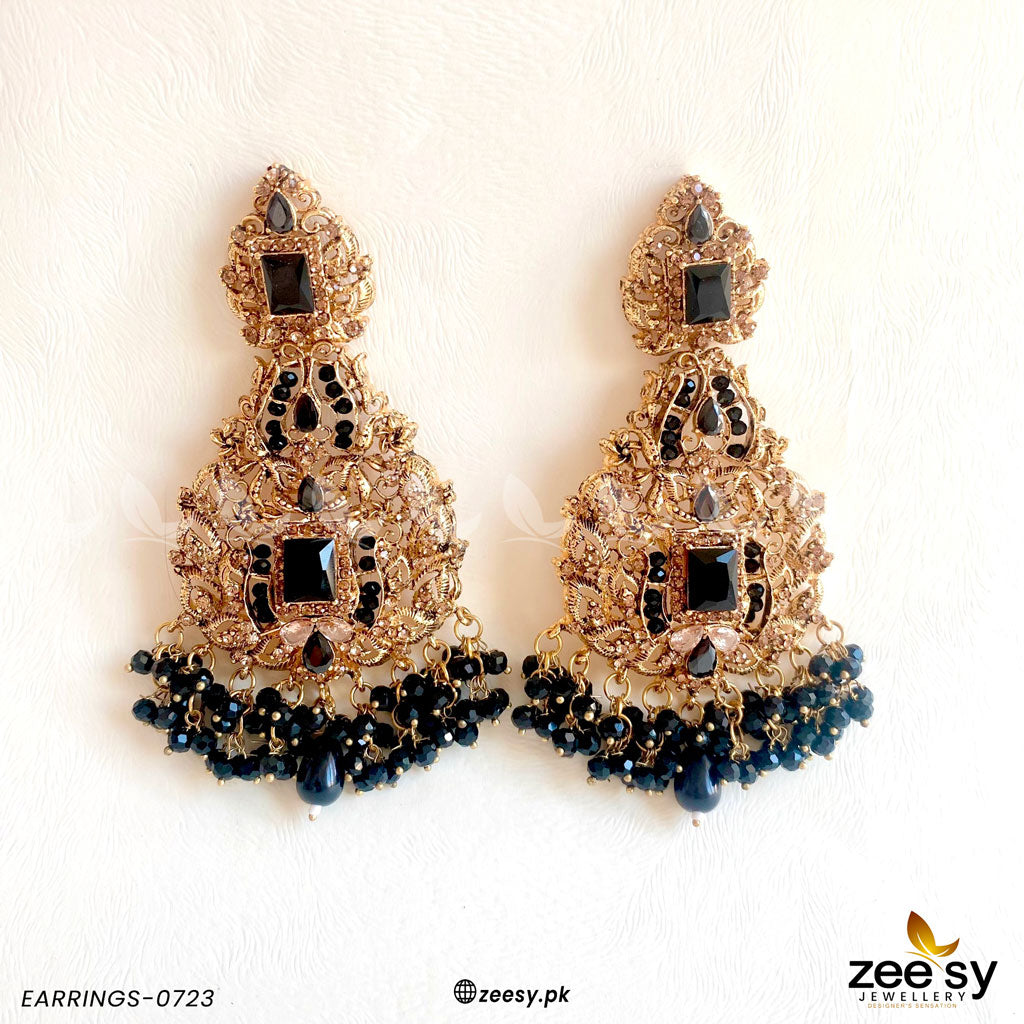 Earrings-0723 - by - Libasekhas UK - Registered Vendor of : Zeesy - 100% Original Designer Dresss