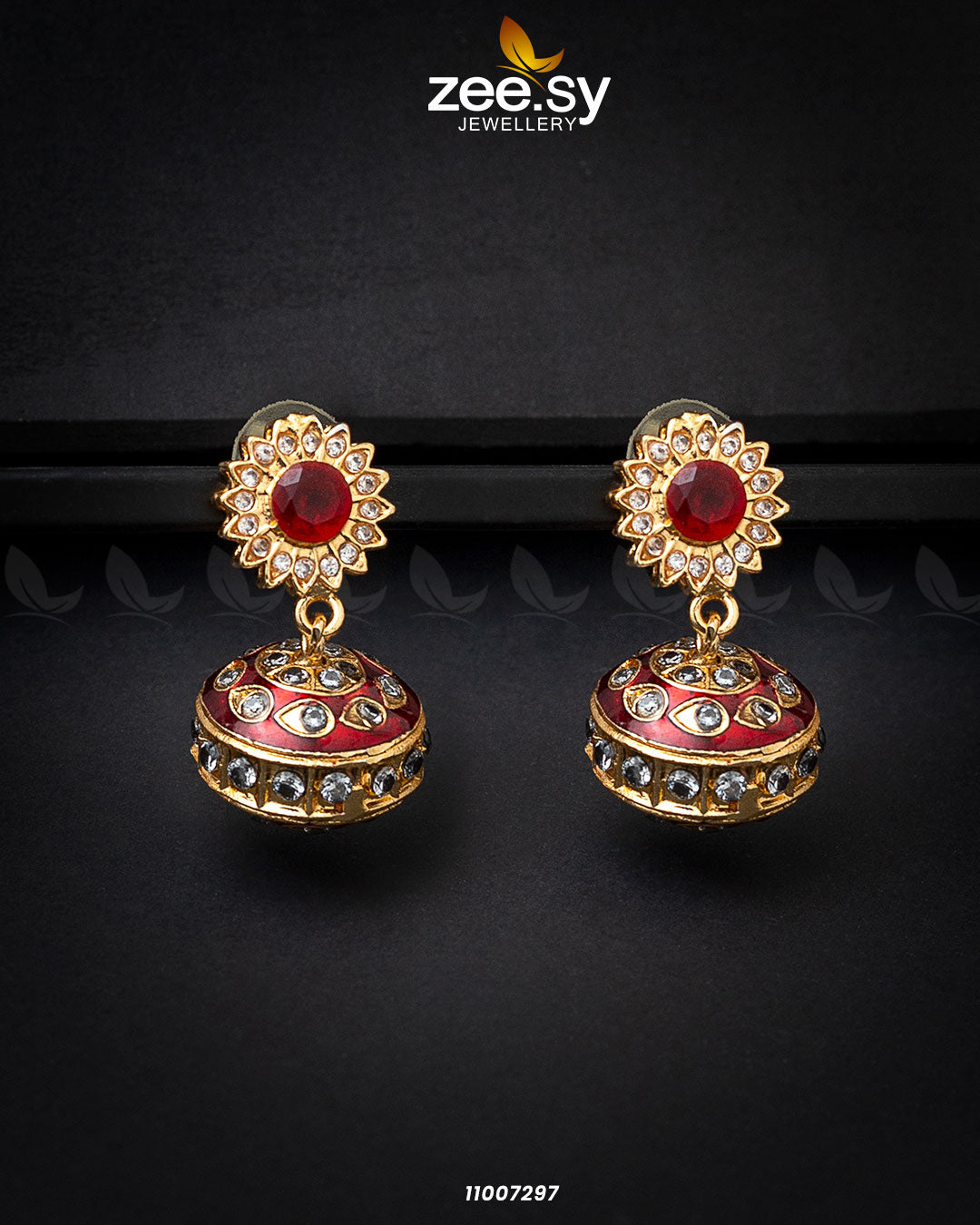Earrings-0737 - by - Libasekhas UK - Registered Vendor of : Zeesy - 100% Original Designer Dresss