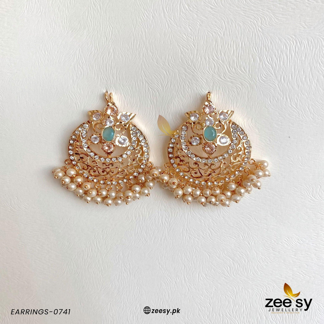 Earrings-0741 - by - Libasekhas UK - Registered Vendor of : Zeesy - 100% Original Designer Dresss