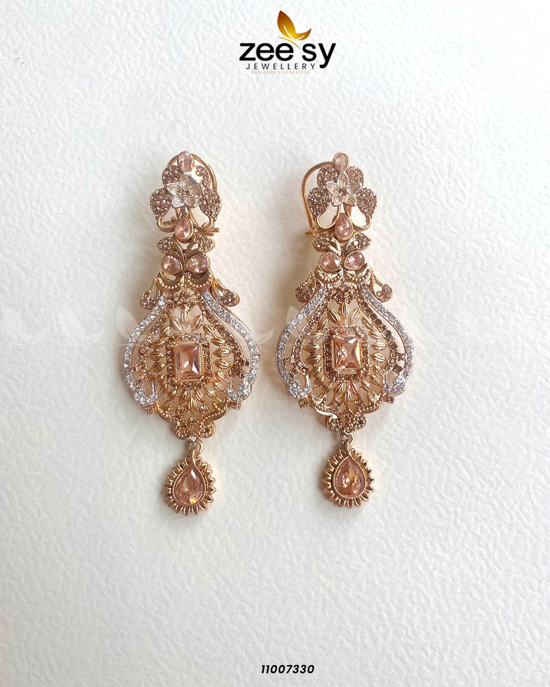 Earrings-0745 - by - Libasekhas UK - Registered Vendor of : Zeesy - 100% Original Designer Dresss