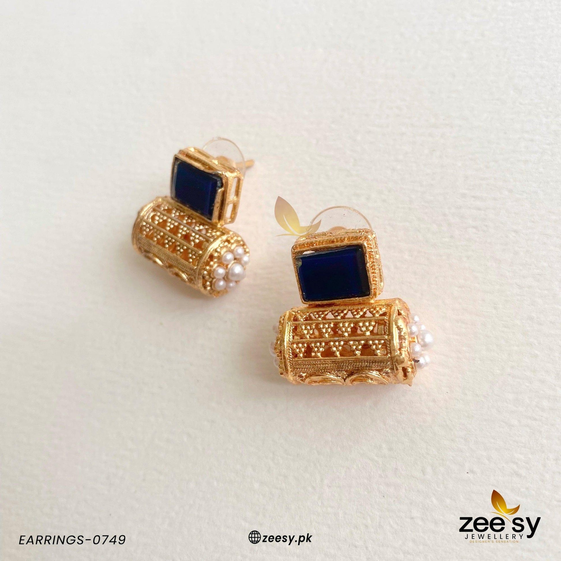 Earrings-0749 - by - Libasekhas UK - Registered Vendor of : Zeesy - 100% Original Designer Dresss