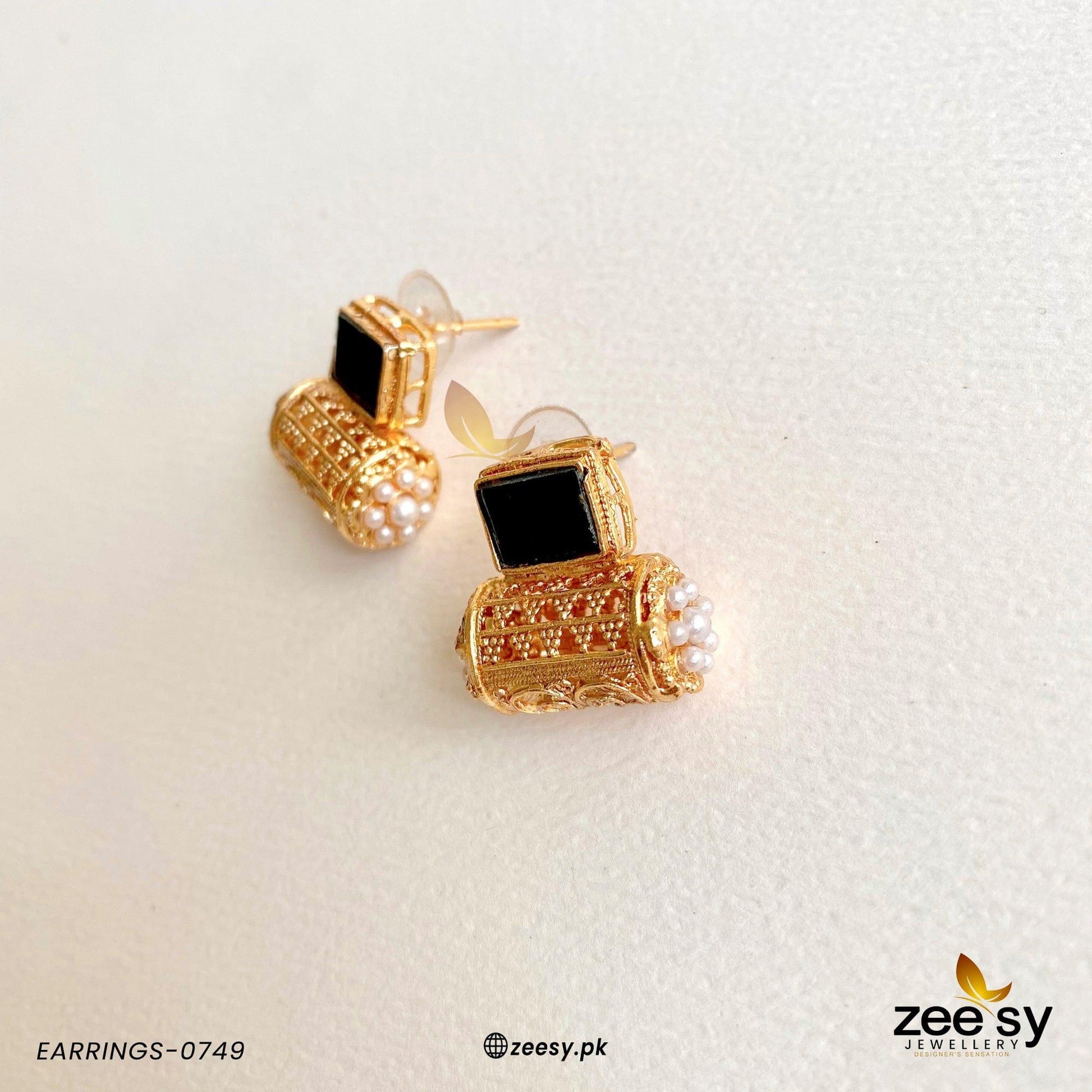 Earrings-0749 - by - Libasekhas UK - Registered Vendor of : Zeesy - 100% Original Designer Dresss
