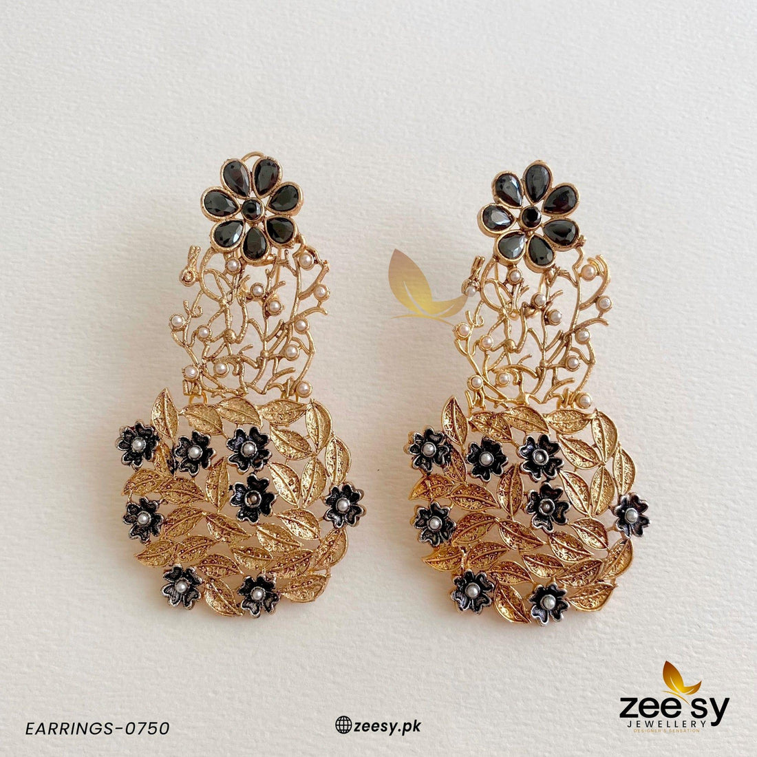 Earrings-0750 - by - Libasekhas UK - Registered Vendor of : Zeesy - 100% Original Designer Dresss