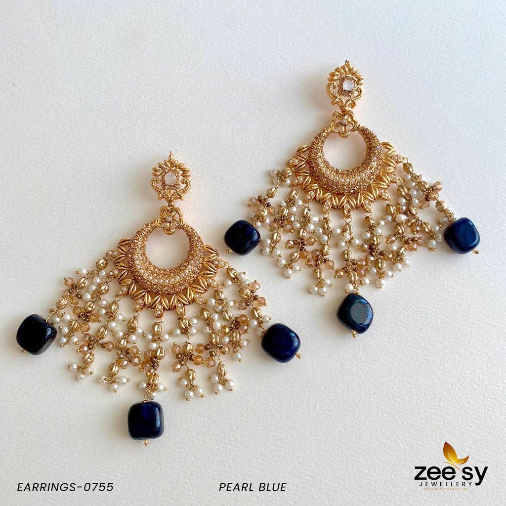 Earrings-0755 - by - Libasekhas UK - Registered Vendor of : Zeesy - 100% Original Designer Dresss
