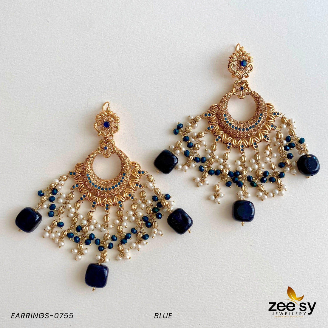 Earrings-0755 - by - Libasekhas UK - Registered Vendor of : Zeesy - 100% Original Designer Dresss