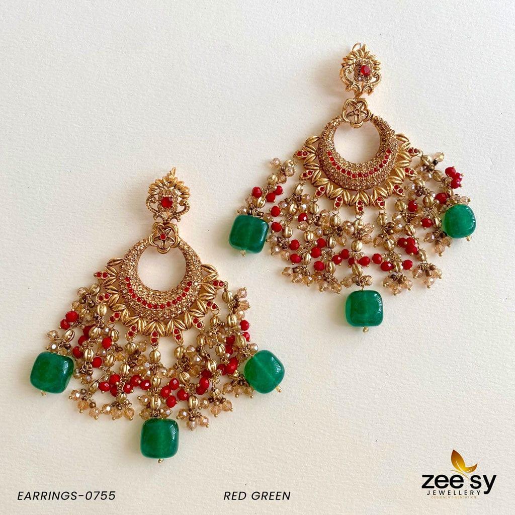 Earrings-0755 - by - Libasekhas UK - Registered Vendor of : Zeesy - 100% Original Designer Dresss