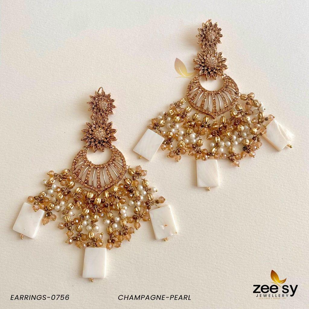 Earrings-0756 - by - Libasekhas UK - Registered Vendor of : Zeesy - 100% Original Designer Dresss