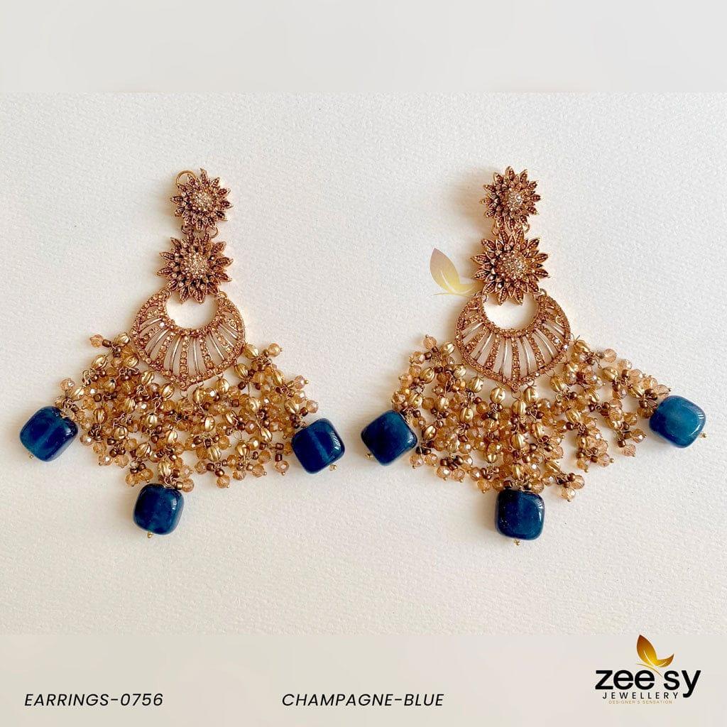 Earrings-0756 - by - Libasekhas UK - Registered Vendor of : Zeesy - 100% Original Designer Dresss