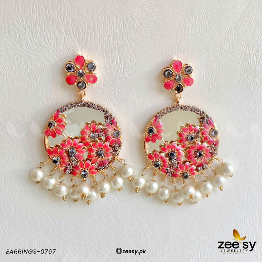 Earrings-0767 - by - Libasekhas UK - Registered Vendor of : Zeesy - 100% Original Designer Dresss