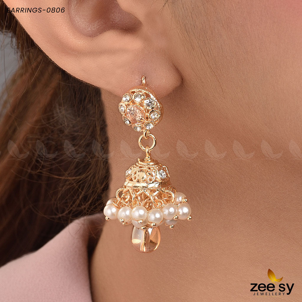 Earrings-0806 - by - Libasekhas UK - Registered Vendor of : Zeesy - 100% Original Designer Dresss